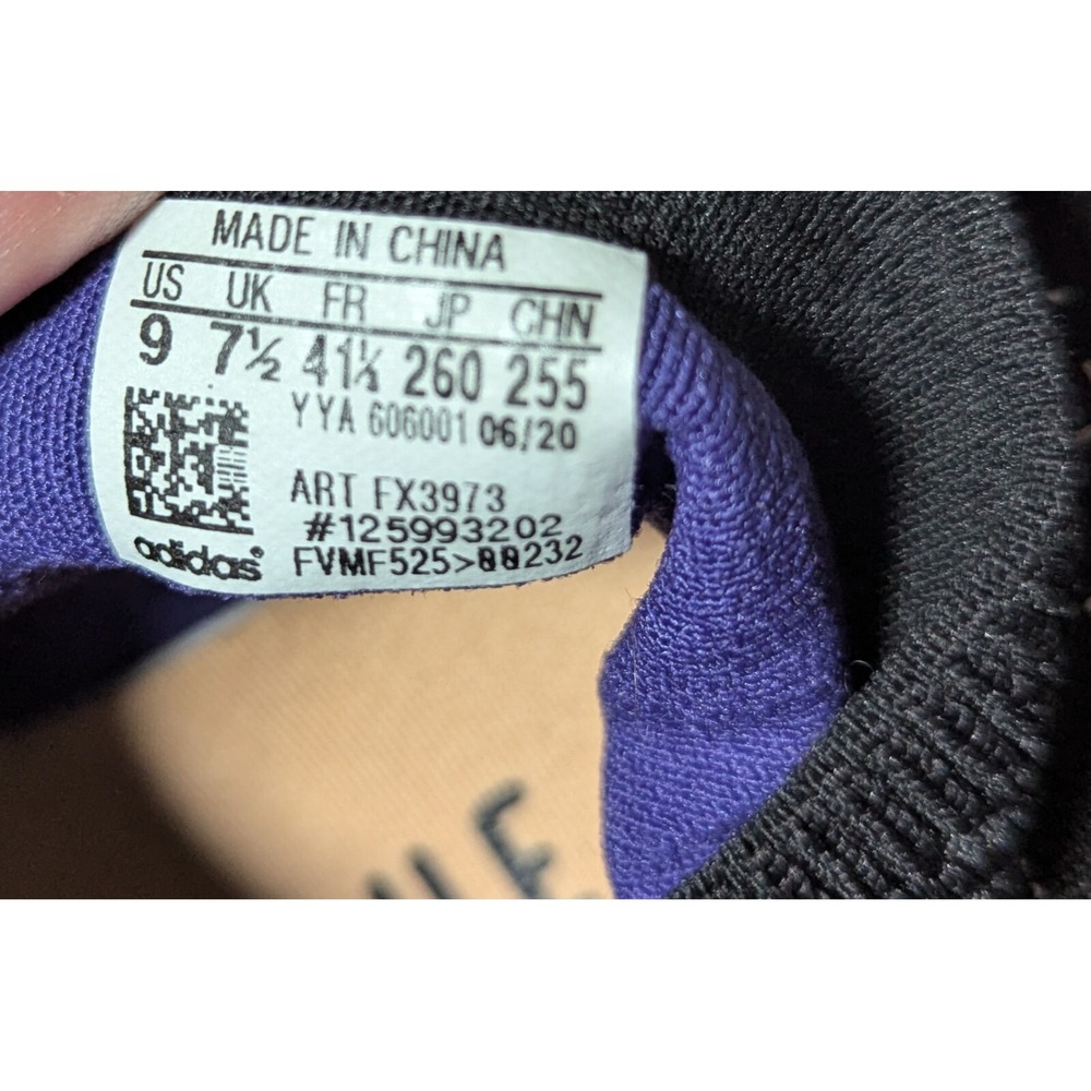 Adidas by Stella McCartney Black and Purple Women's Shoes - Picture 8 of 8